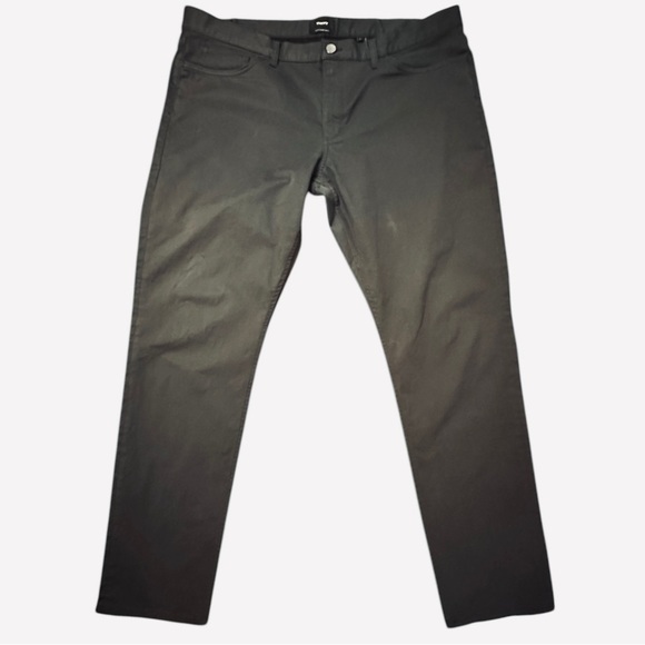 Theory | Men’s Haydin Straight Slim Fit Black Pants - Size 40 - Picture 2 of 15